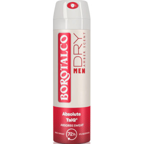 Дезодорант-спрей Borotalco MEN Dry Amber  72 год 150 мл